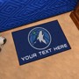 Picture of Minnesota Timberwolves Personalized Starter Mat
