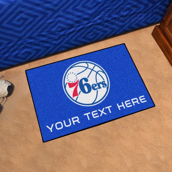 Picture of Philadelphia 76ers Personalized Starter Mat