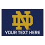 Picture of Personalized Notre Dame Starter Mat