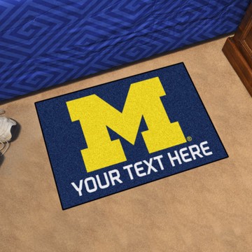 Picture of Personalized University of Michigan Starter Mat