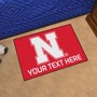 Picture of Personalized University of Nebraska Starter Mat