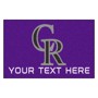 Picture of Colorado Rockies Personalized Accent Rug