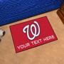 Picture of Washington Nationals Personalized Starter Mat