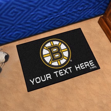 Picture of Boston Bruins Personalized Starter Mat