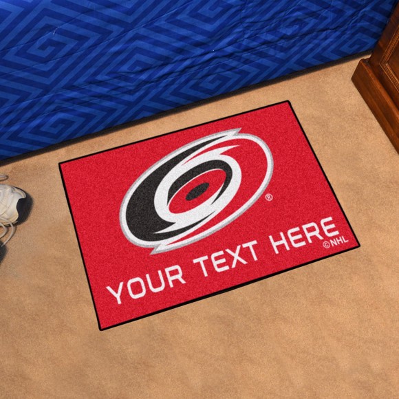 Picture of Carolina Hurricanes Personalized Starter Mat
