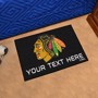Picture of Chicago Blackhawks Personalized Starter Mat