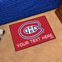 Picture of Montreal Canadiens Personalized Starter Mat