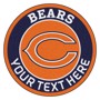 Picture of Chicago Bears Personalized Roundel Mat Rug
