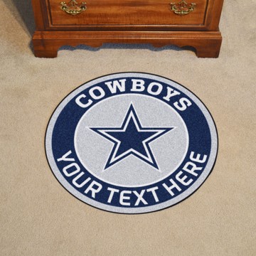 Picture of Dallas Cowboys Personalized Roundel Mat