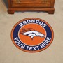 Picture of Denver Broncos Personalized Roundel Mat