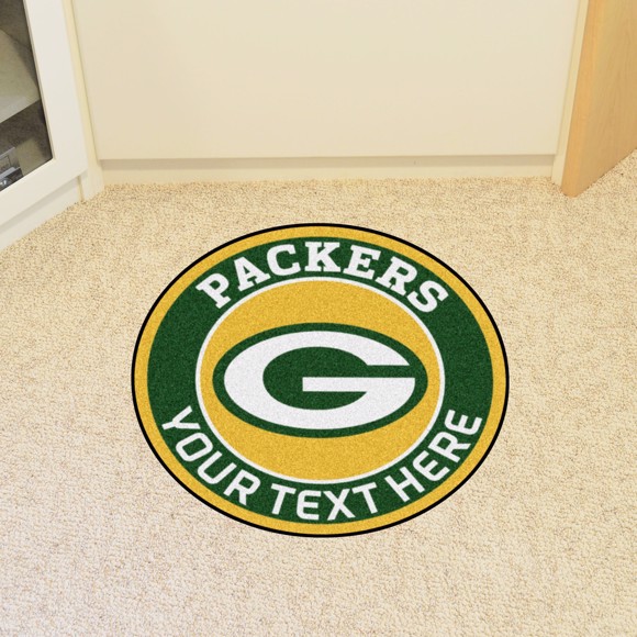 Picture of Green Bay Packers Personalized Roundel Mat
