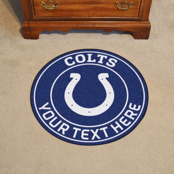 Picture of Indianapolis Colts Personalized Roundel Mat