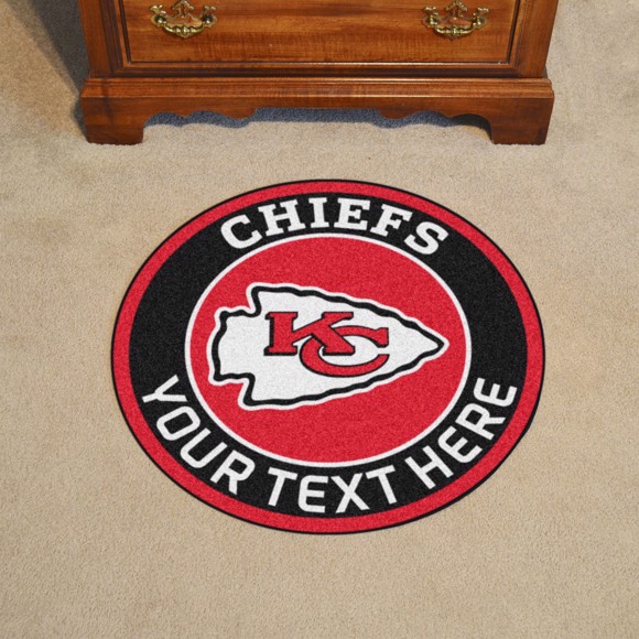 Picture of Kansas City Chiefs Personalized Roundel Mat