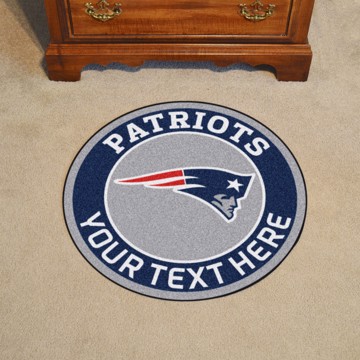 Picture of New England Patriots Personalized Roundel Mat