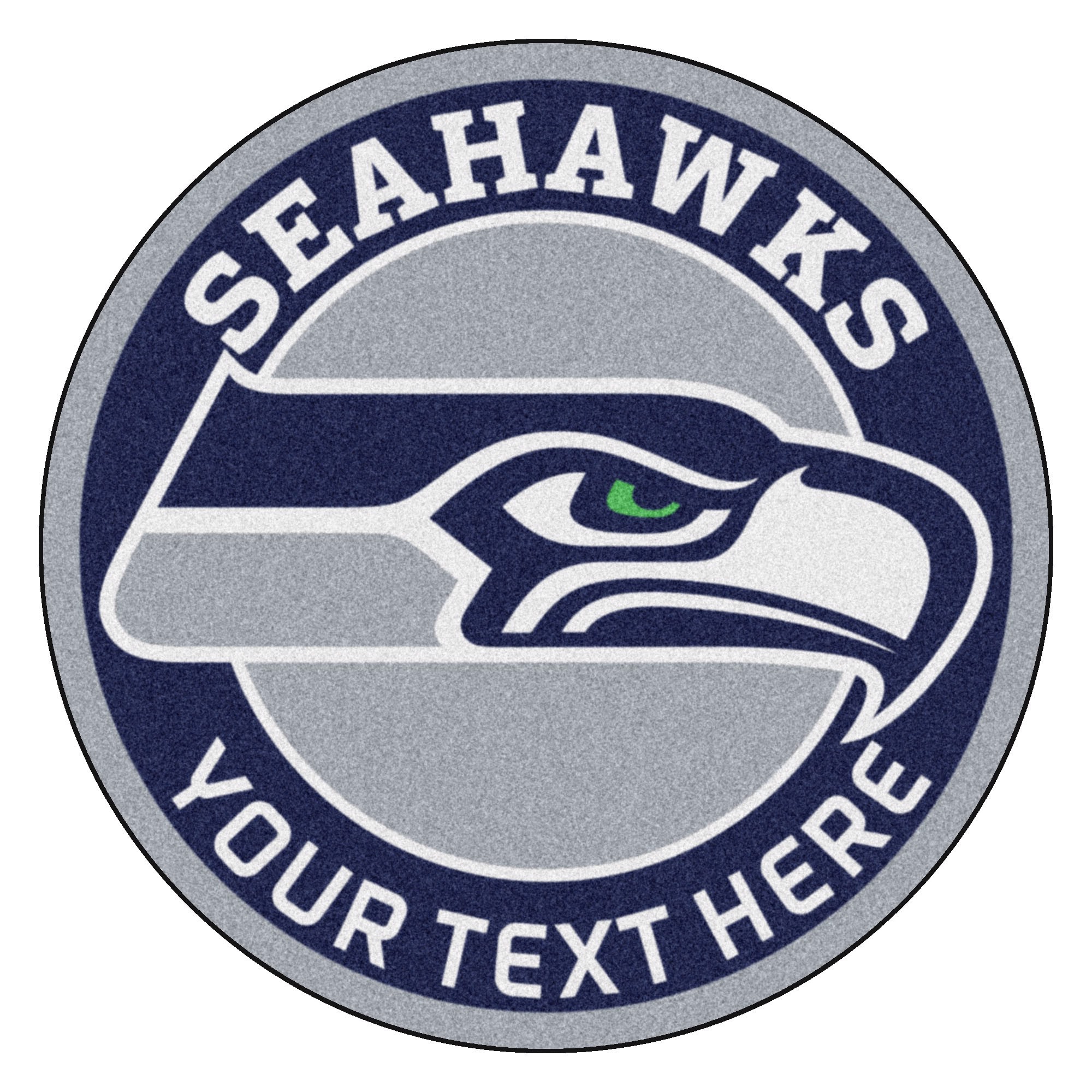 Fanmats | Seattle Seahawks Personalized Roundel Mat
