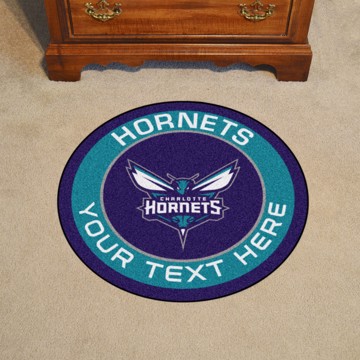 Picture of NBA - Charlotte Hornets Personalized Roundel Mat Rug