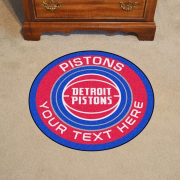 Picture of NBA - Detroit Pistons Personalized Roundel Mat