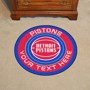Picture of Detroit Pistons Personalized Roundel Mat