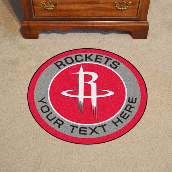 Picture of Houston Rockets Personalized Roundel Mat