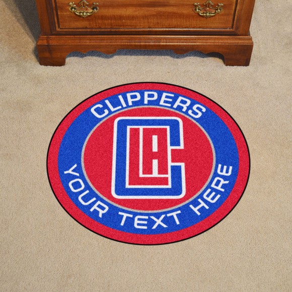 Picture of Los Angeles Clippers Personalized Roundel Mat
