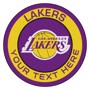 Picture of Los Angeles Lakers Personalized Roundel Mat