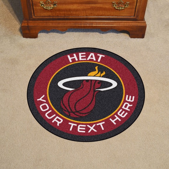 Picture of Miami Heat Personalized Roundel Mat