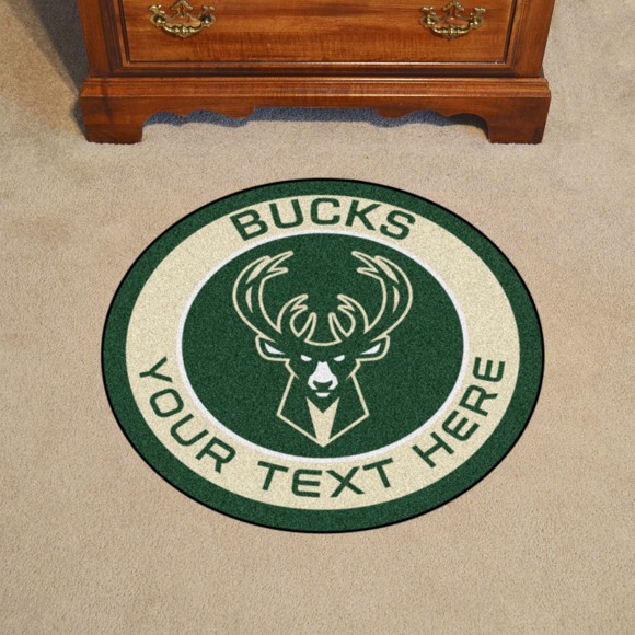 Picture of Milwaukee Bucks Personalized Roundel Mat