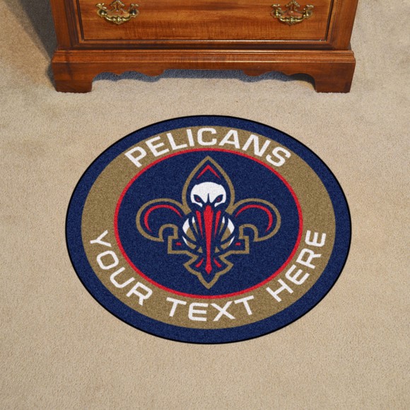 Picture of New Orleans Pelicans Personalized Roundel Mat