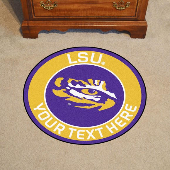 Picture of Personalized Louisiana State University Roundel Mat