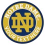 Picture of Personalized Notre Dame Roundel Mat