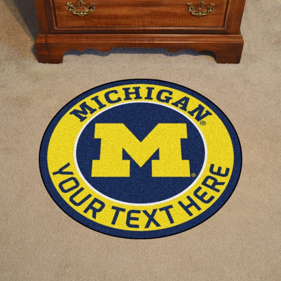 Picture of Personalized University of Michigan Roundel Mat