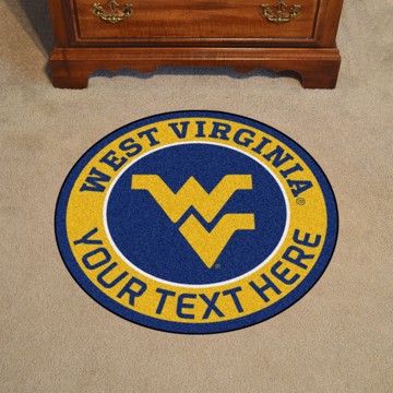 Picture of Personalized West Virginia University Roundel Mat