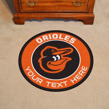 Picture of Baltimore Orioles Personalized Roundel Mat Rug