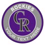 Picture of Colorado Rockies Personalized Roundel Mat Rug