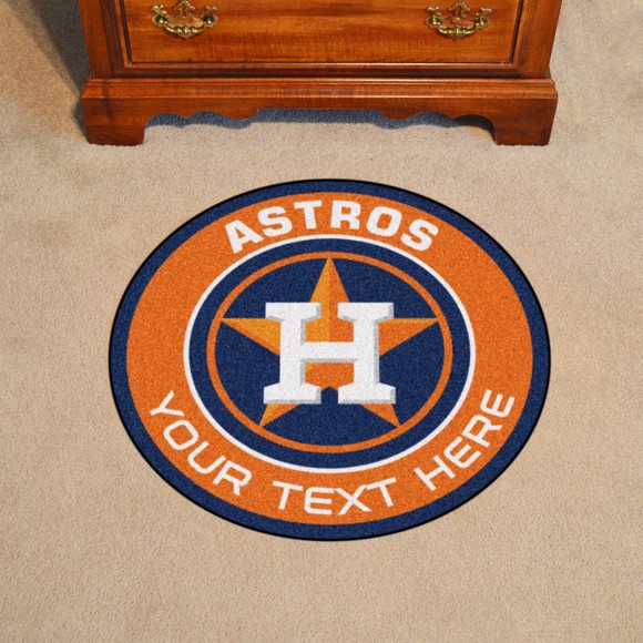 Picture of Houston Astros Personalized Roundel Mat