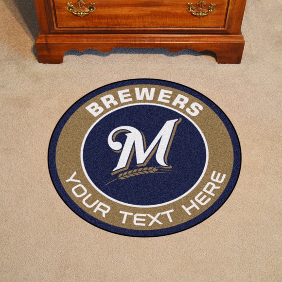 Picture of Milwaukee Brewers Personalized Roundel Mat