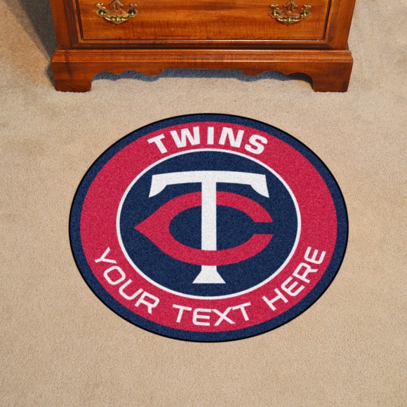 Picture of Minnesota Twins Personalized Roundel Mat