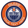 Picture of Edmonton Oilers Personalized Roundel Mat