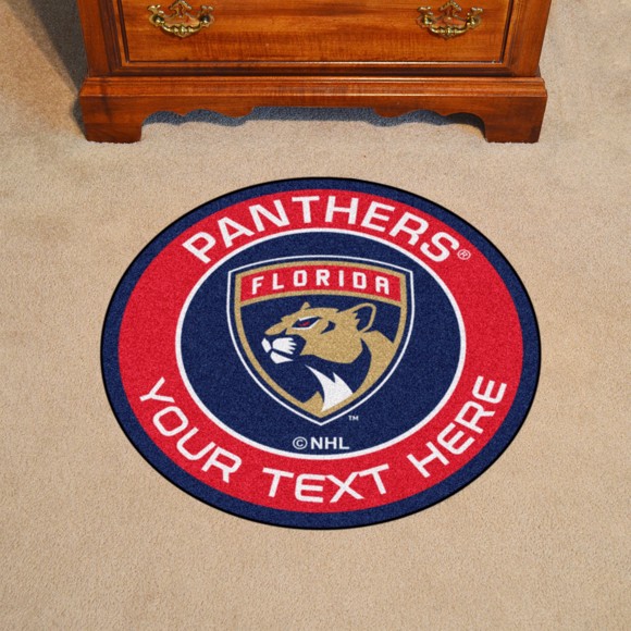 Picture of Florida Panthers Personalized Roundel Mat