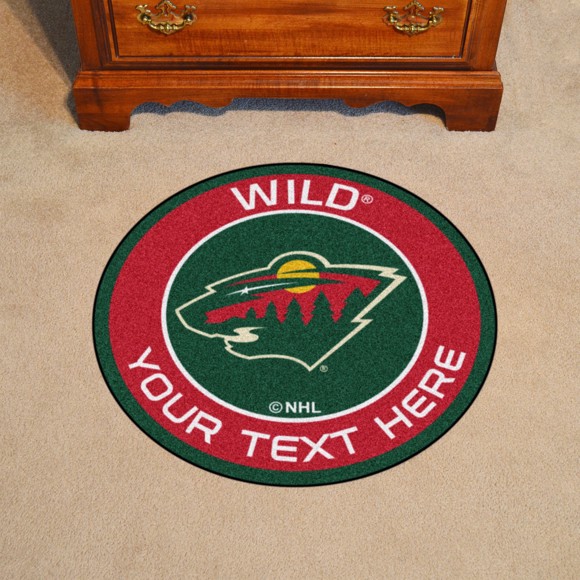 Picture of Minnesota Wild Personalized Roundel Mat