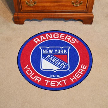 Picture of New York Rangers Personalized Roundel Mat