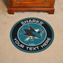 Picture of San Jose Sharks Personalized Roundel Mat