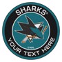 Picture of San Jose Sharks Personalized Roundel Mat