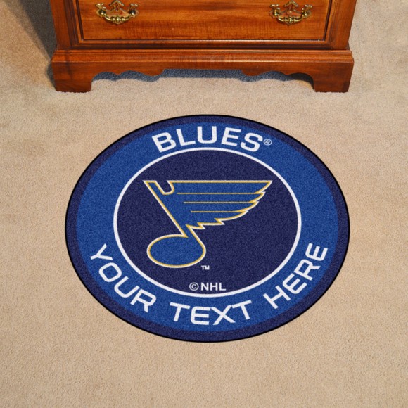 Picture of St. Louis Blues Personalized Roundel Mat