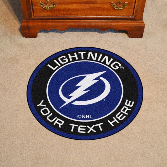 Picture of Tampa Bay Lightning Personalized Roundel Mat