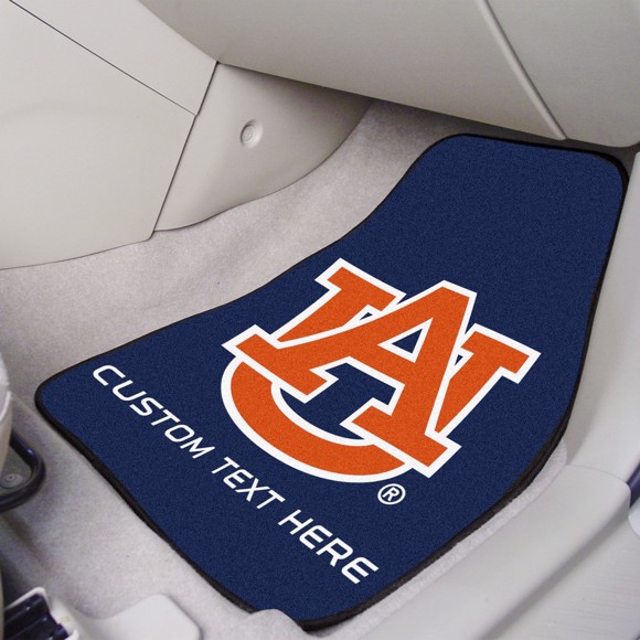 Picture of Auburn Personalized Carpet Car Mat Set