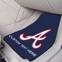 Picture of Atlanta Braves Personalized Carpet Car Mat Set
