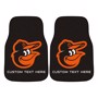 Picture of Baltimore Orioles Personalized Carpet Car Mat Set