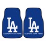 Picture of Los Angeles Dodgers Personalized Carpet Car Mat Set