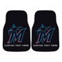 Picture of Miami Marlins Personalized Carpet Car Mat Set
